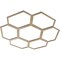 Ekena Millwork Florin Wood Fretwork Pierced Ceiling Medallion, Hickory, 32"OD x 13 5/8"ID x 1/4"T CMWP32X32X0250FOHI - alternate 2